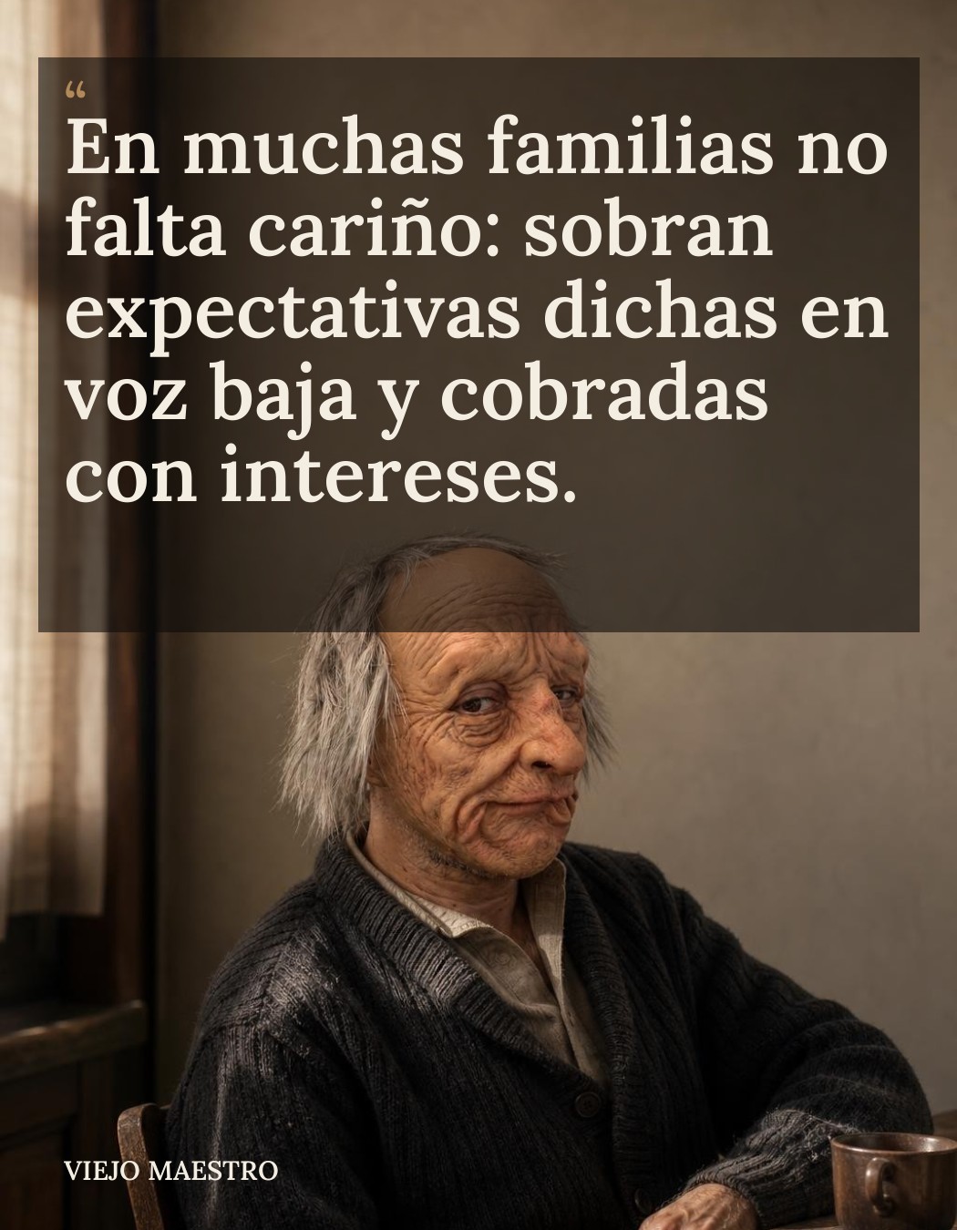 Frase de El Viejo Maestro: frase 22 v1