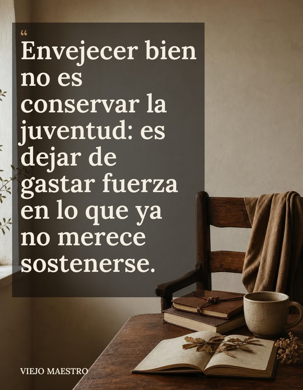 Frase de El Viejo Maestro: frase 27 v1