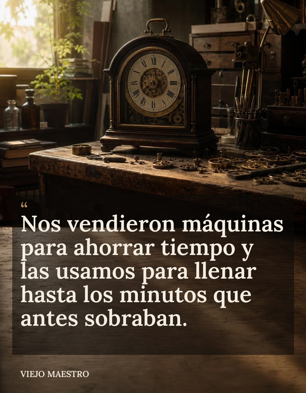 Frase de El Viejo Maestro: frase 32 v1