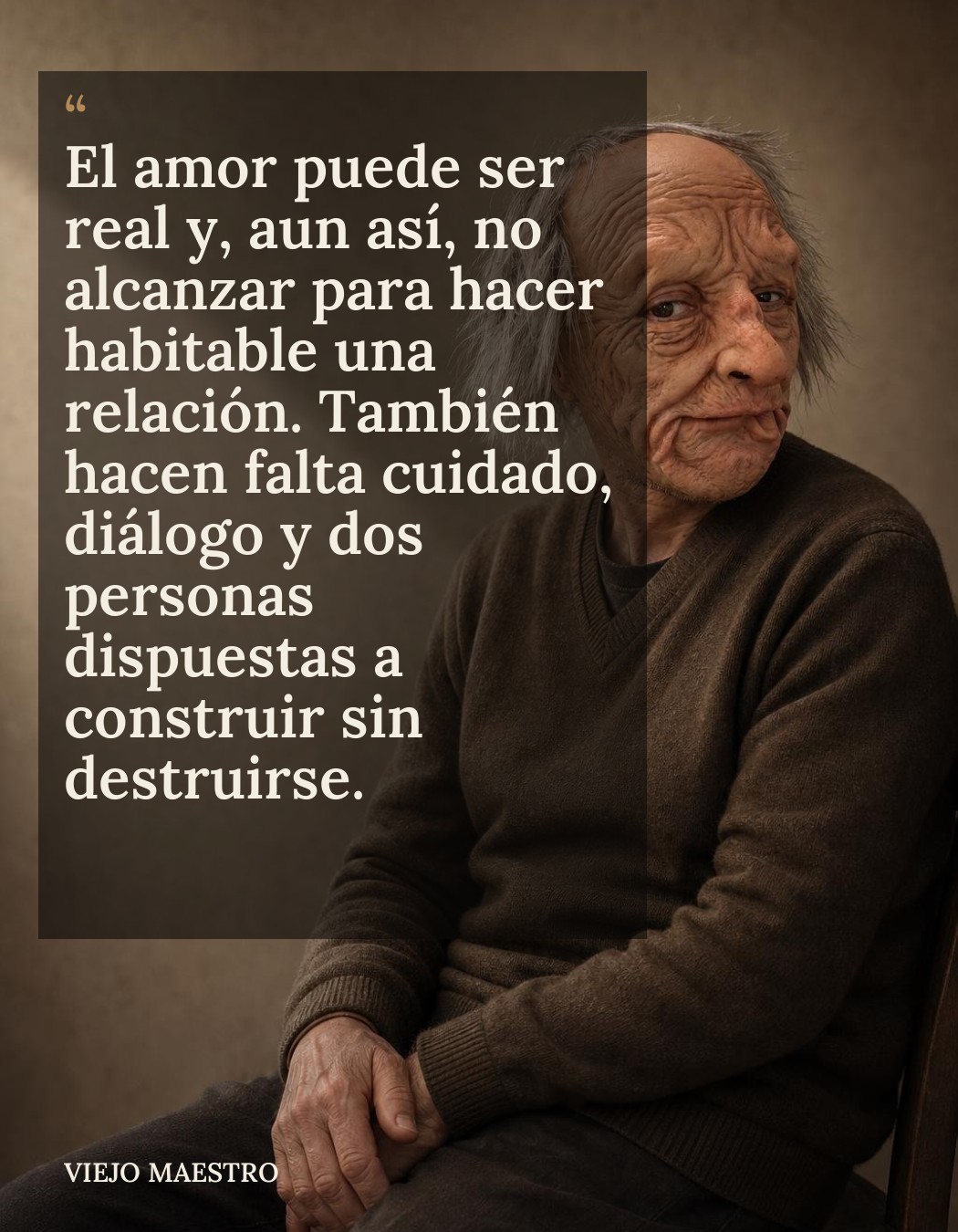 Frase de El Viejo Maestro: frase 42 v1