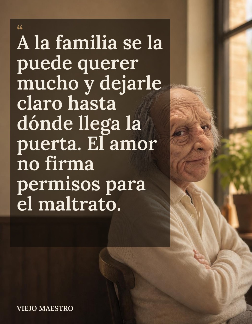 Frase de El Viejo Maestro: frase 57 v1