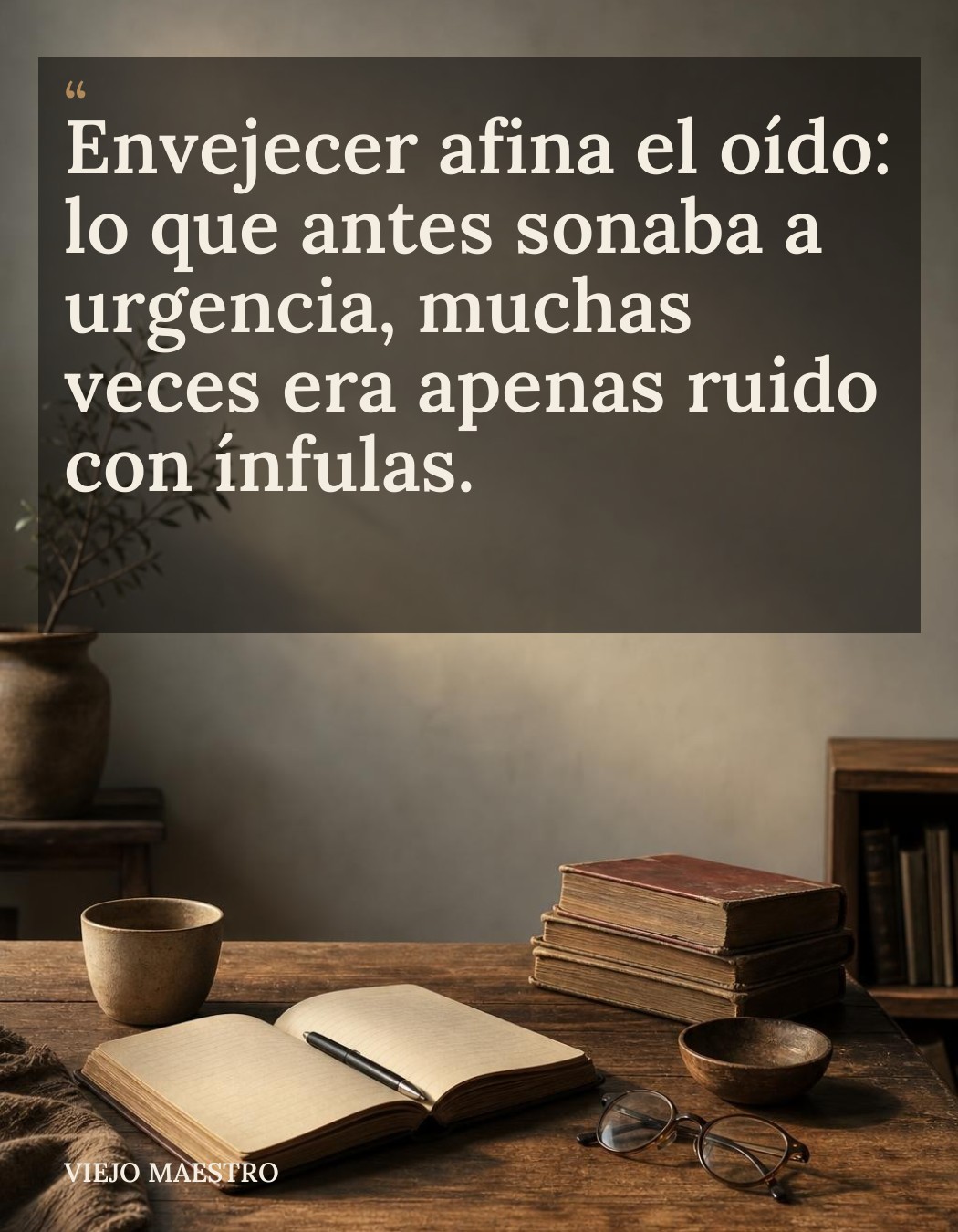 Frase de El Viejo Maestro: frase 97 v1